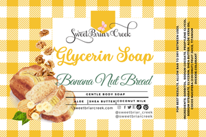 Banana Nut Bread Glycerin Soap Bar