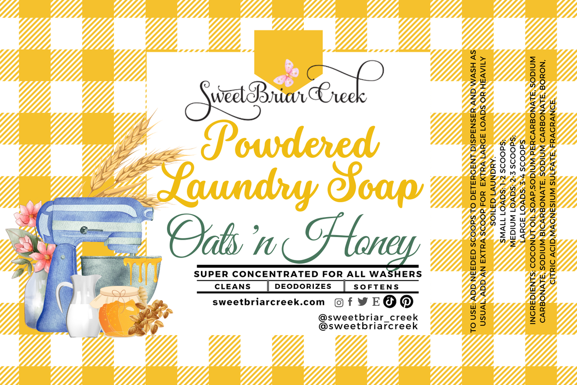 Oats 'n Honey Powdered Laundry Soap