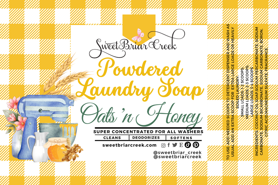 Oats 'n Honey Powdered Laundry Soap