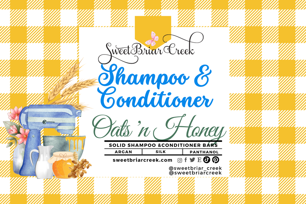 Oats 'n Honey Shampoo & Conditioner Bars