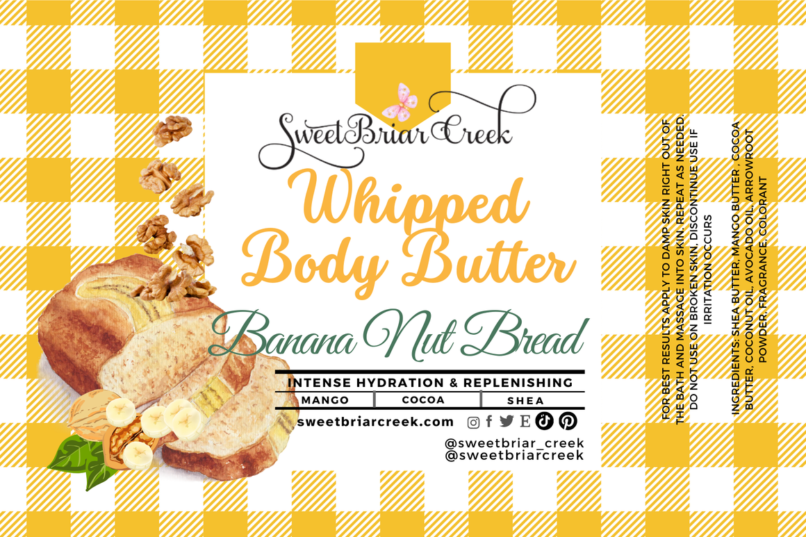 Banana Nut Bread Whipped Body Butter