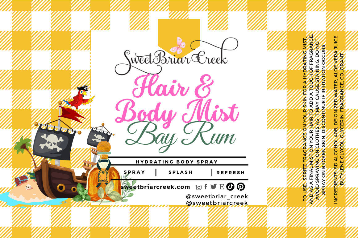Bay Rum Hair & Body Mist