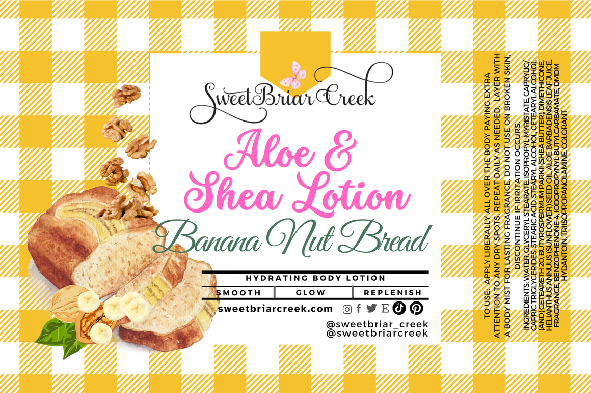 Banana Nut Bread Shea & Aloe Body Lotion