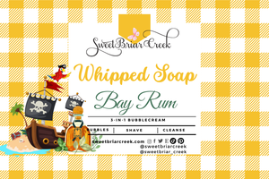 Bay Rum Whipped Soap & Shaving Cream