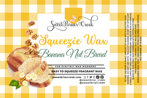 Banana Nut Bread Squeezie Wax + Scoopable melts for Waxwarmer