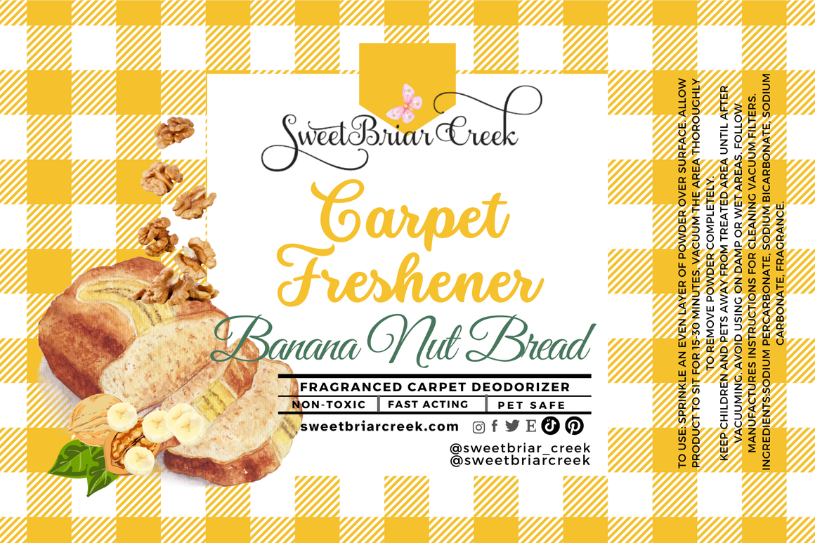 Banana  Nut Bread Carpet Freshener Powder