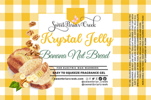 Banana Nut Bread Krystal Jelly Squeeze for wax warmers.