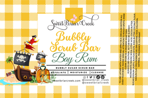 Bay Rum Pie Bubbly Scrub Body Bars