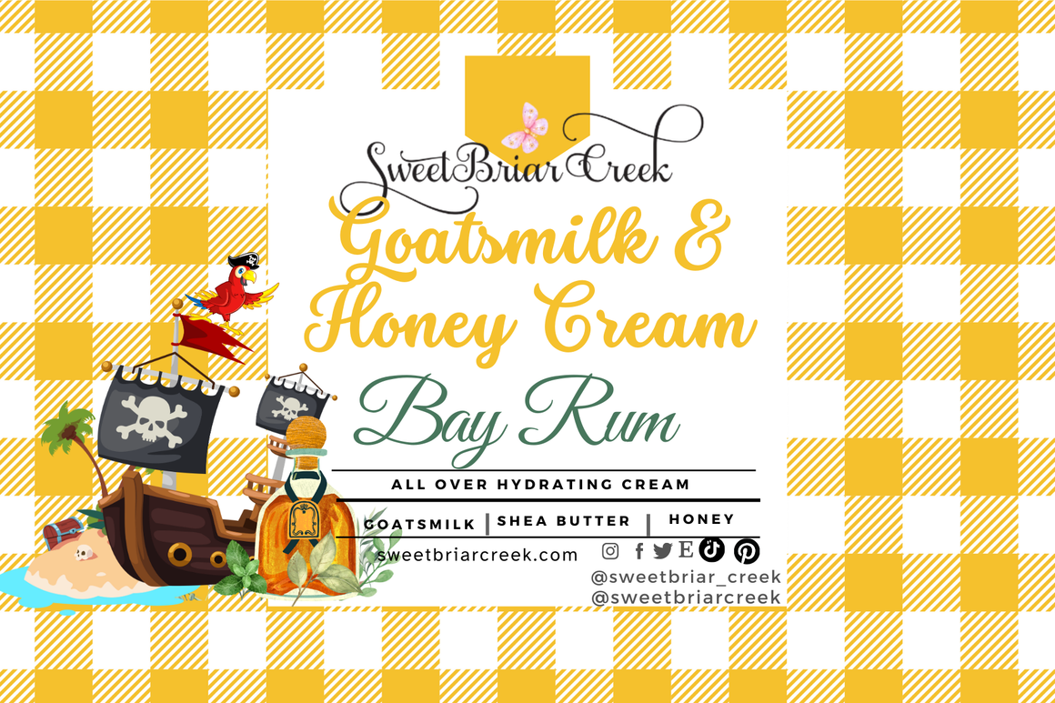 Bay Rum Goat Milk & Honey Body Creme
