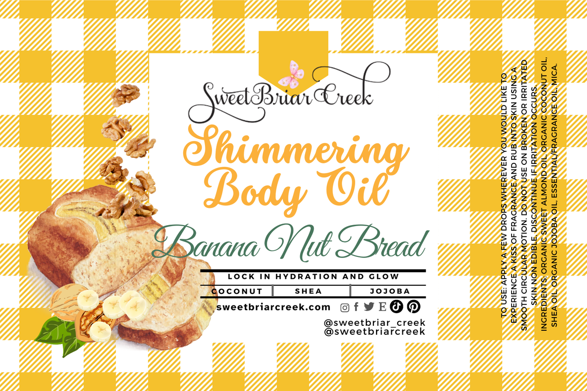 Banana Nut Bread Shimmering Body Oil