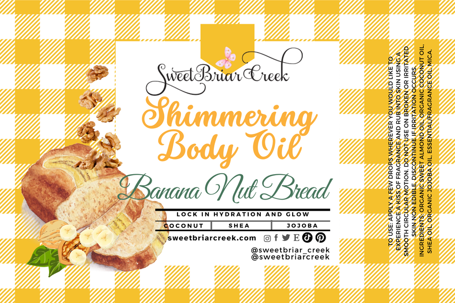 Banana Nut Bread Shimmering Body Oil