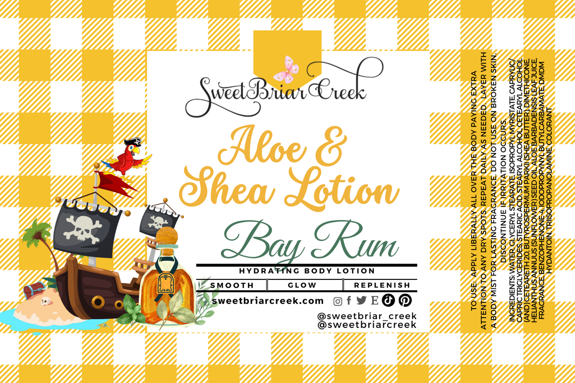 Bay Rum Shea & Aloe Body Lotion