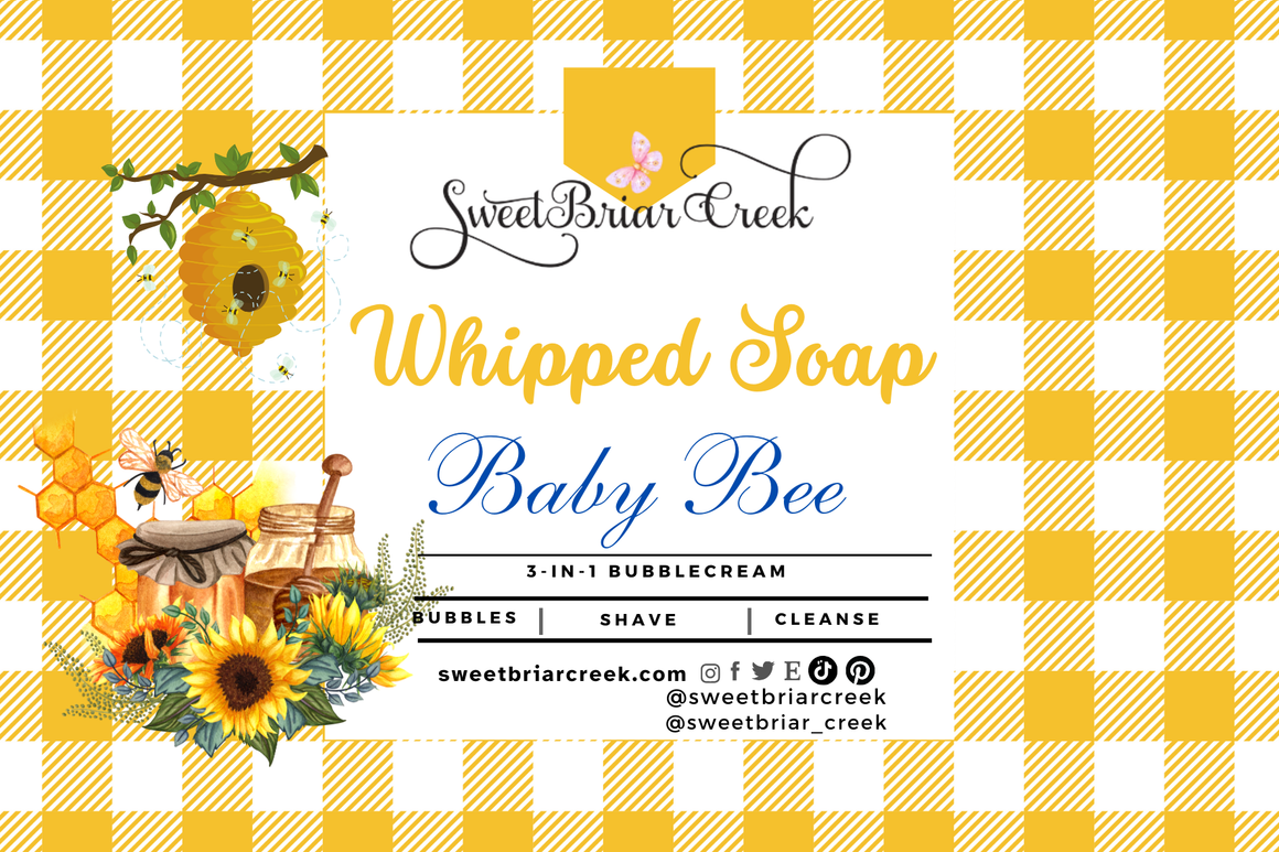 Baby Bee Whipped Soap & Shaving Cream