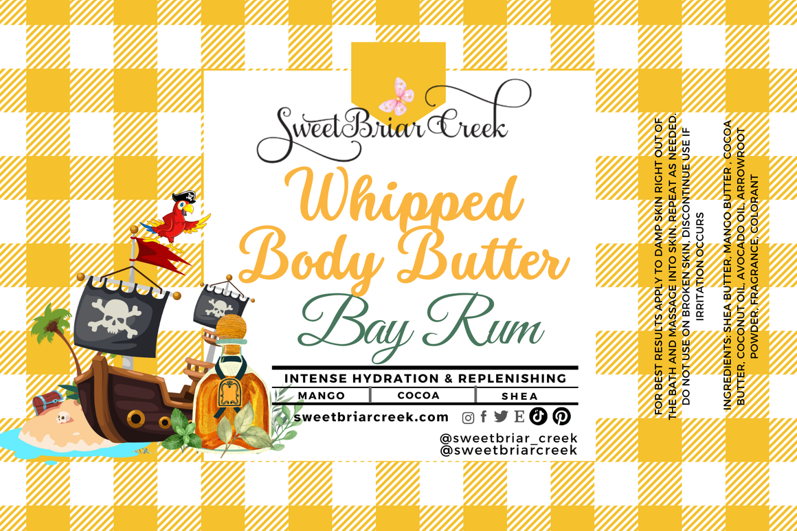 Bay Rum Whipped Body Butter