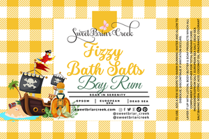 Bay Rum Fizzy Bath Salt Soak