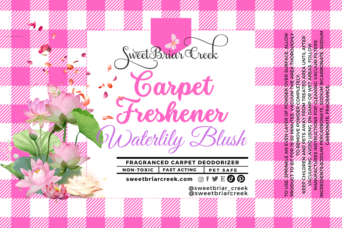 Waterlily Blush Carpet Freshener Powder