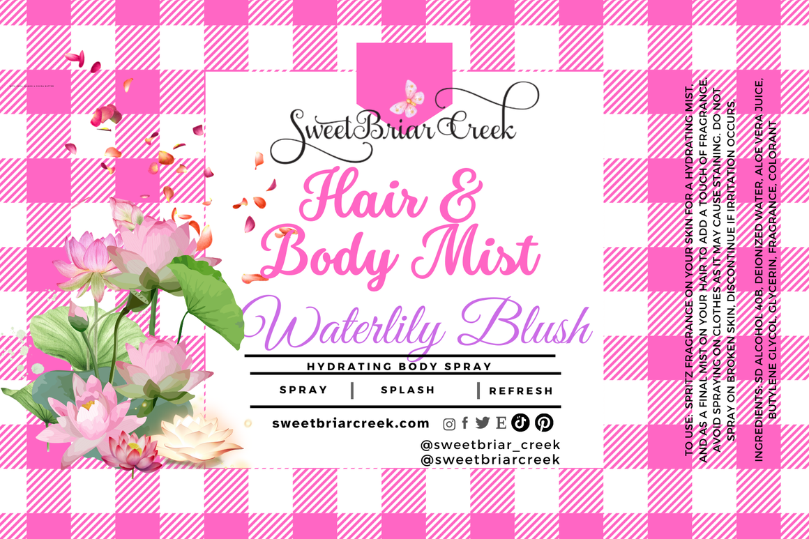 Waterlily Blush Hair & Body Mist