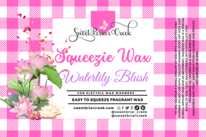 Waterlily Blush  Squeezie Wax + Scoopable melts for Waxwarmer