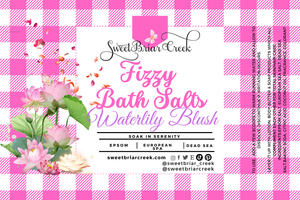 Waterlily Blush Fizzy Bath Salt