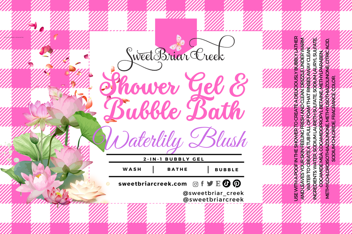 Waterlily Blush Body Wash + Bubble Bath