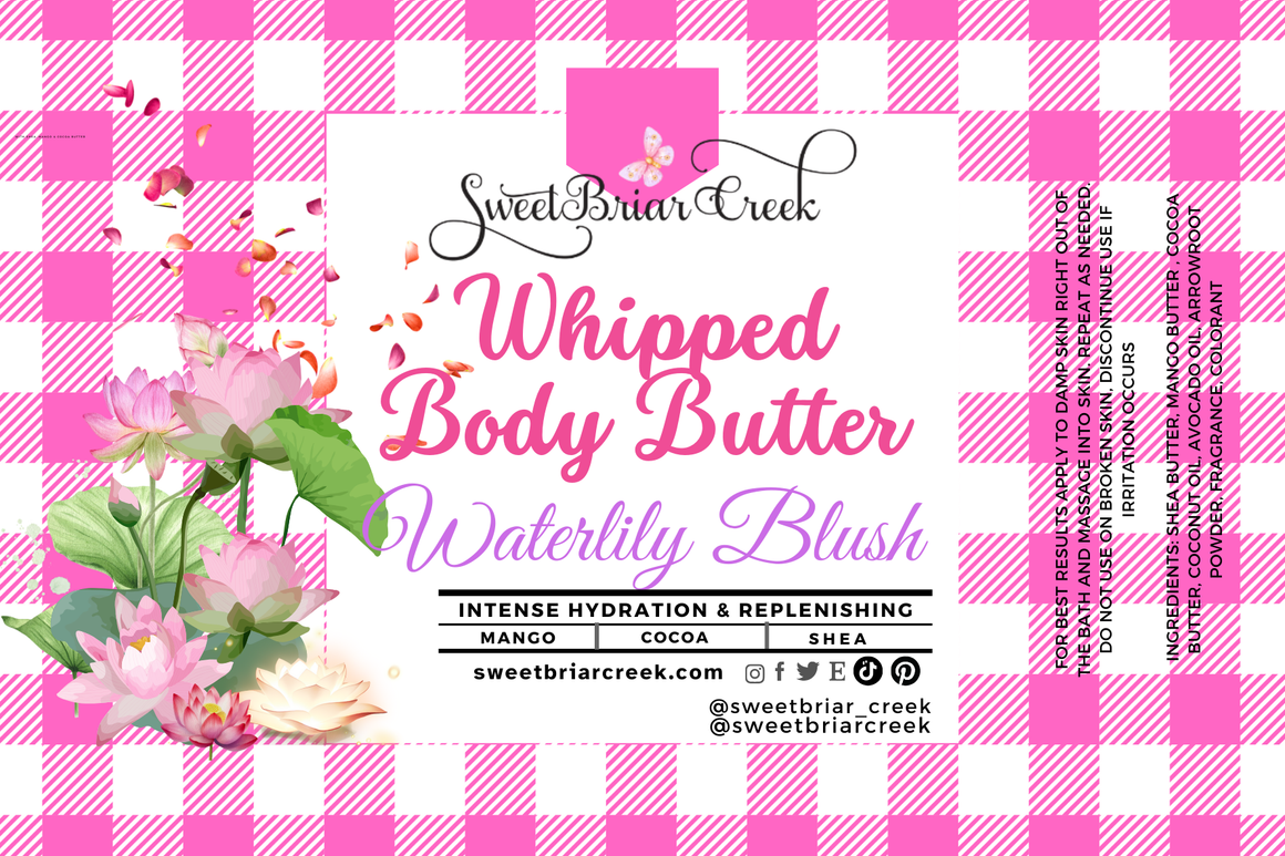 Waterlily Blush Whipped Body Butter