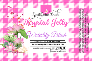 Waterlily Blush Krystal Jelly Squeeze for wax warmers