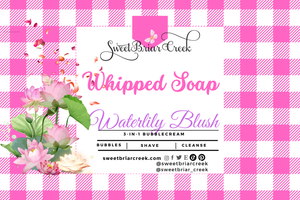 Waterlily Blush Whipped Soap & Shaving Cream