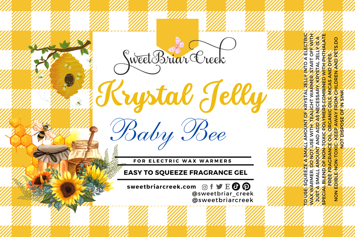 Baby Bee Krystal Jelly Squeeze for wax warmers.