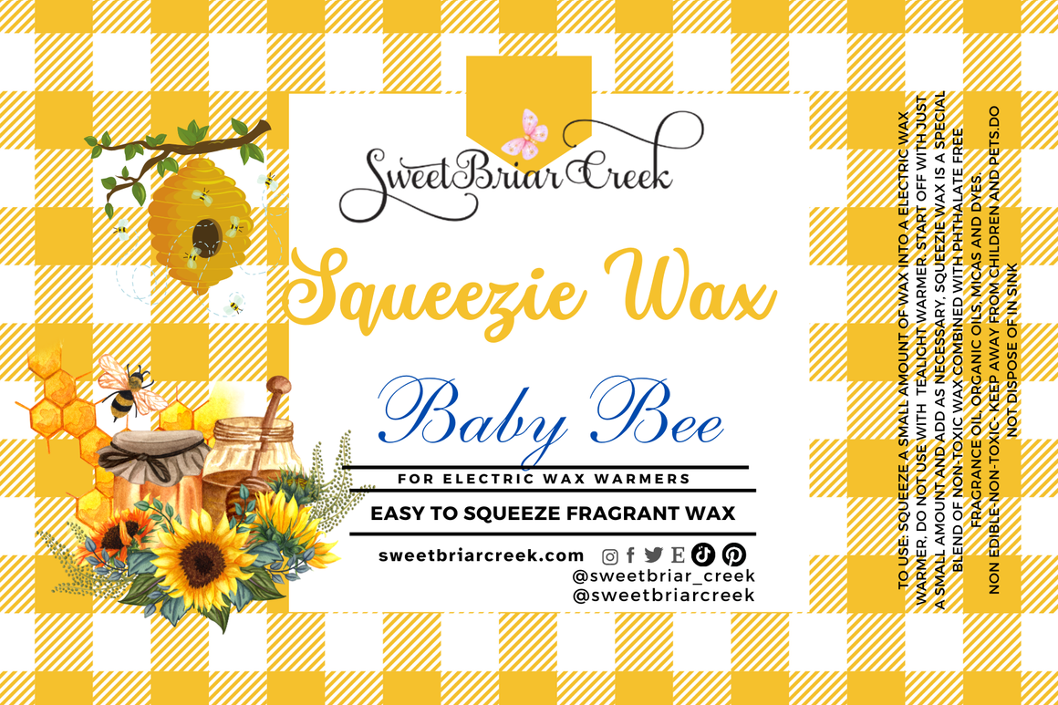 Baby Bee Squeezie Wax + Scoopable melts for Waxwarmer