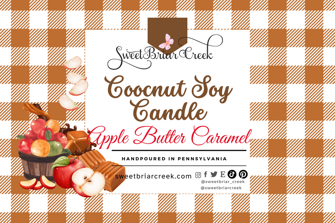 Apple Butter Caramel Coconut Soy Candle