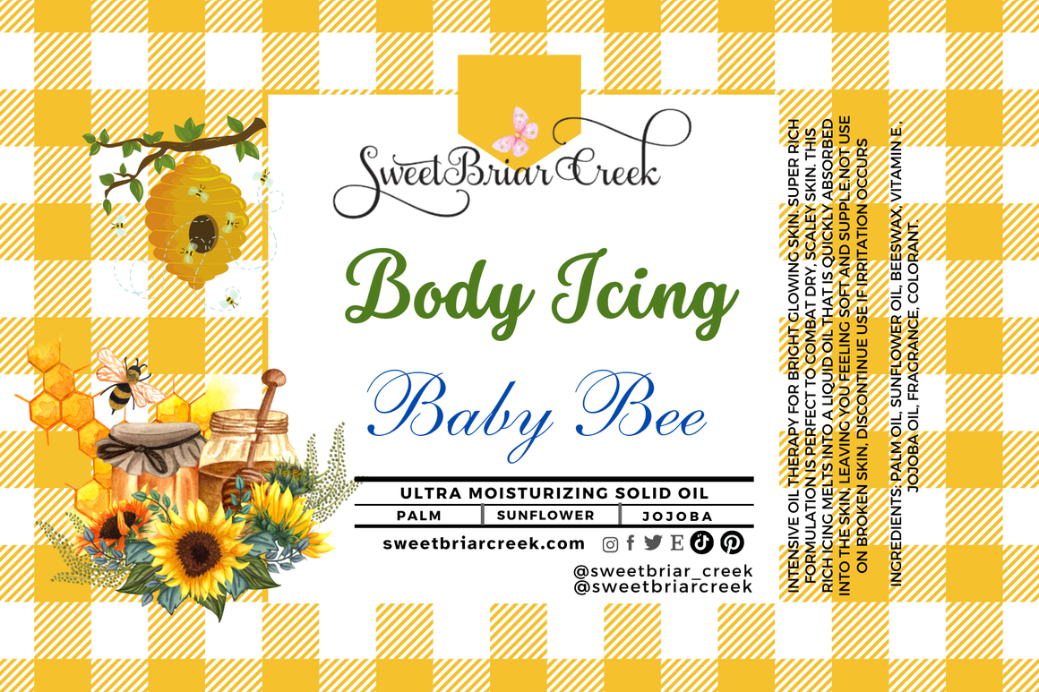 Baby Bee Body Icing