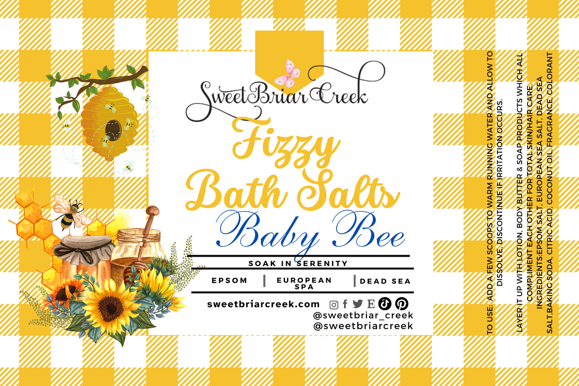 Baby Bee Fizzy Bath Salt Soak