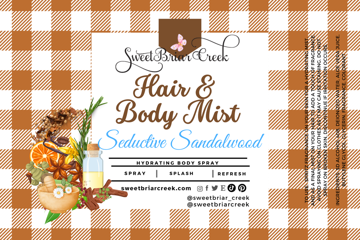 Seductive Sandalwood Hair & Body Mist