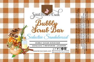 Seductive Sandalwood Bubbly Scrub Body Bars