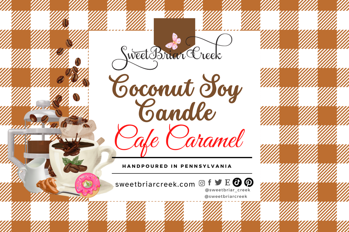 Cafe Caramel Coconut Soy Candle