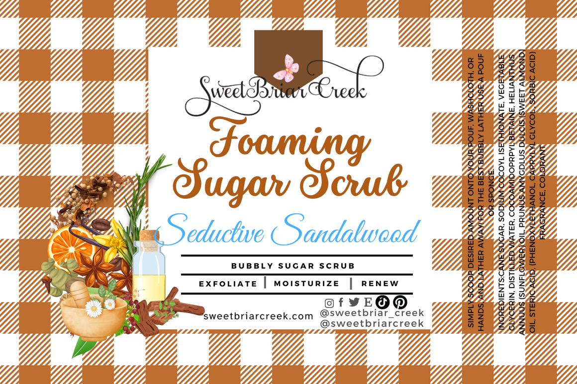 Seductive Sandalwood Whipped Sugar Scrub