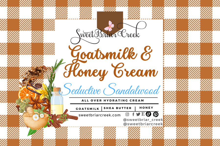 Seductive Sandalwood Goat Milk & Honey Body Creme