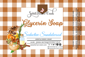 Seductive Sandalwood Glycerin Soap Bar
