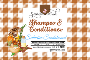 Seductive Sandalwood Shampoo & Conditioner Bars