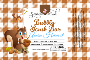 Acorn Harvest Bubbly Scrub Body Bars