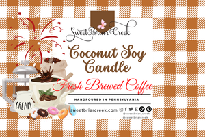 Fresh Brewed Coffee Coconut Soy Candle