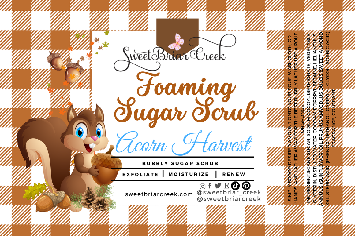 Acorn Harvest Whipped Sugar Scrub