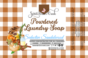 Seductive Sandalwood Powdered Laundry Soap