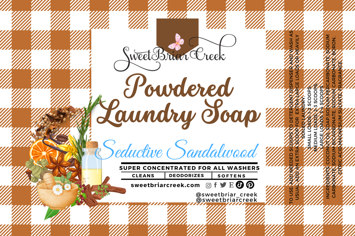 Seductive Sandalwood Powdered Laundry Soap