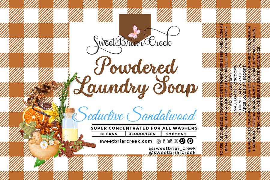 Seductive Sandalwood Powdered Laundry Soap