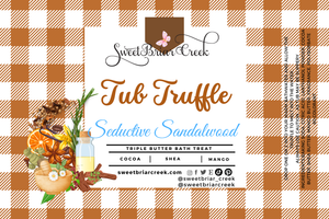 Seductive Sandalwood Bath Butter Tub Truffles