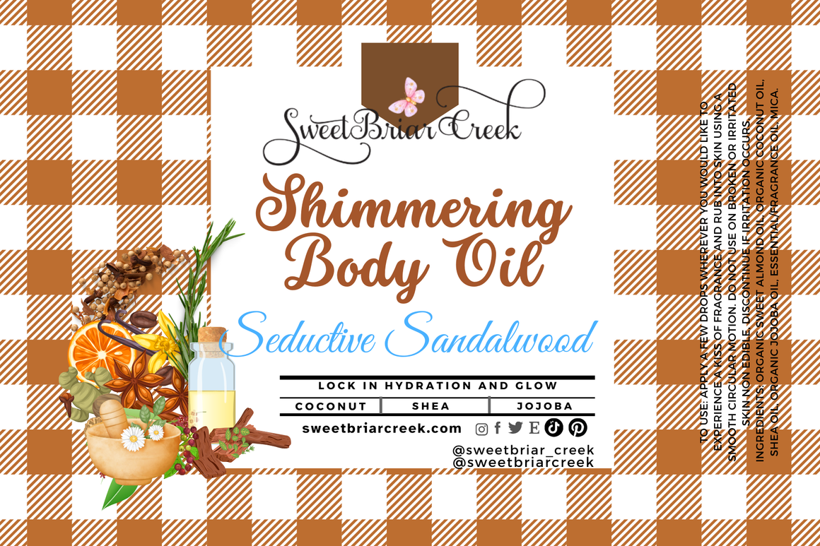 Seductive Sandalwood Shimmering Body Oil