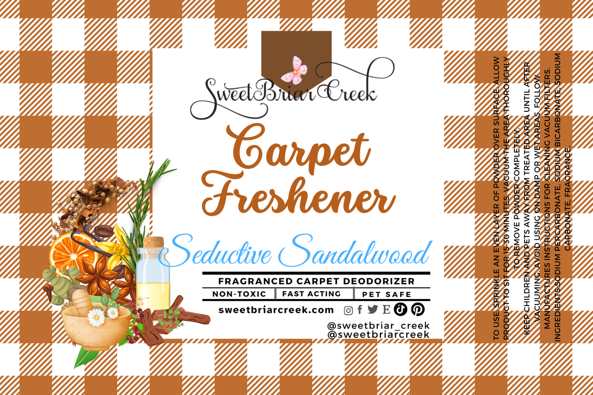Seductive Sandalwood Carpet Freshener Powder
