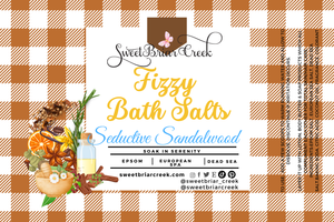 Seductive Sandalwood Fizzy Bath Salt Soak