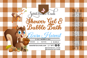 Acorn Harvest Body Wash + Bubble Bath